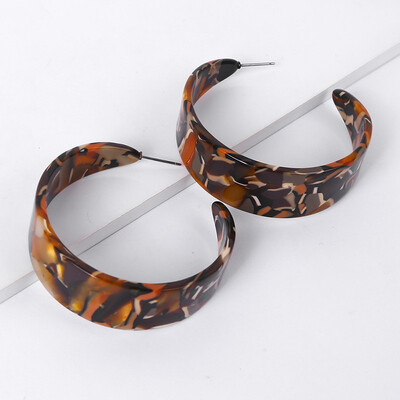 

NeillieN Acetic acid earrings acrylic Earrings personality Bohemian earrings tortoise leopard earring ear pendantsearbob