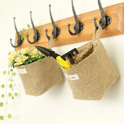 

Double-sided Ear Cotton Linen Hanging Bag