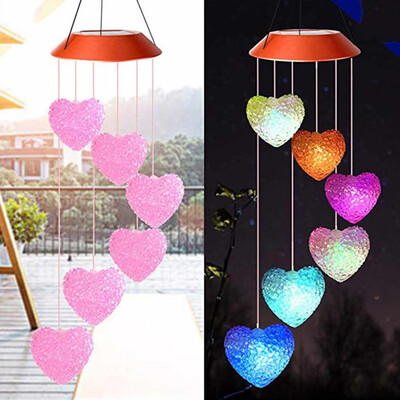 

Solar LED Garden Wind Chimes Light Outdoor Color Changing Multicolor Lights Tree Hanging