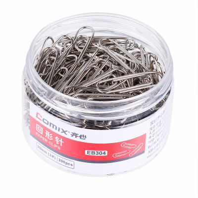 

Coxy 29mm nickel-plated paper clip paper clip 200 tube 3 tube EB304