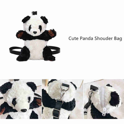 

Aa-shop China Cute Panda Animal Plush Backpack Real Life Shoulder Bags Backpacker Toys Christmas Birthday Gifts