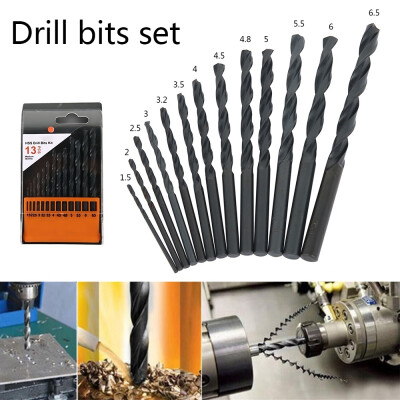 

13PCS Drill Bit Set HSS High Speed Steel Hex Shank Drill Bit Set Tool