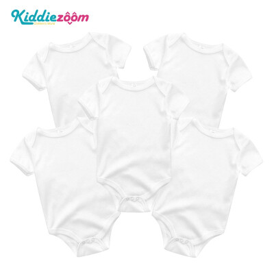 

5PCSLot Unicorn Baby Girl Clothes Cotton Babywear Bodysuits One-Piece Baby Boy Clothes Rompers Newborn 0-12M Short Sleeve