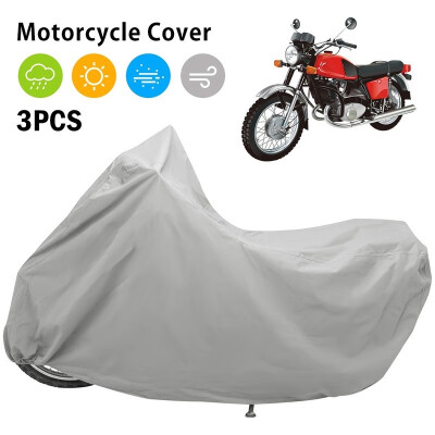 

3PCS LXL Waterproof Outdoor Motorcycle Motorbike Scooter Motor Bike Cover