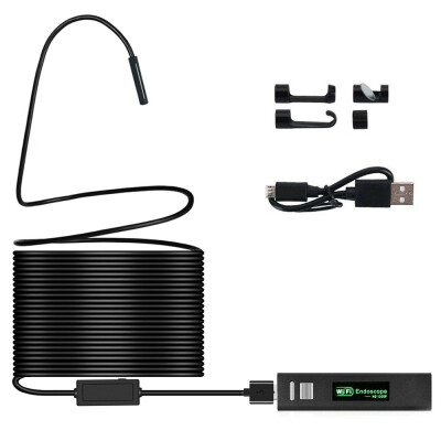 

USB Wifi Endoscope Inspection Camera 8LED Endoscope for IPhone Android Channel Cell Phone 2M