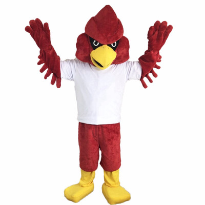 

LangtengRed Eagle Sport Mascot Costume Cartoon Cosplay Party Halloween Christmas Festival Performance