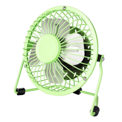 

DC 5V Small Desk USB 4 Blades Cooler Cooling Fan USB Mini Fans Operation Super Mute Silent for PC Laptop Computer