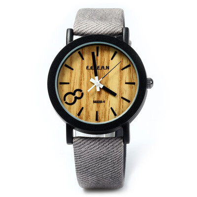 

FEIFAN Male Quartz Watch with Big Number 8 Leather Band