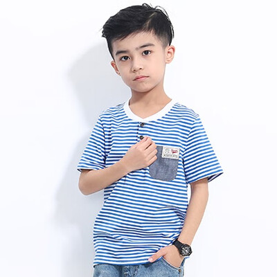 

Childrens wear boys summer 2018 children on the new coat leisure T-shirt cuhk childrens short sleeve T-shirt in summer