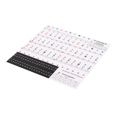 

Transparent Piano Stickers 8861544937Keys Note Easy removable Keyboard Sticker