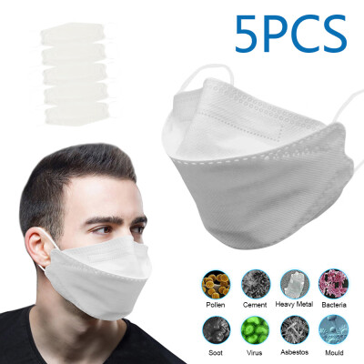 

5PCS KF90 protective Korean Fish Mask Four layers of protection effectively block the fine particles