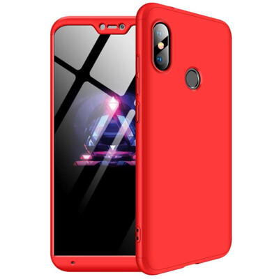 

MOONCASE Red rice 6 Pro three-section all-inclusive shield - red