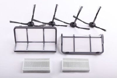 

For B2000B3000B2005 PLUSB3000PLUSSpare Part for Vacuum RobotInclude Side Brushx 4pcPrimary Filter x 2pcHEPA Filter x 2pc