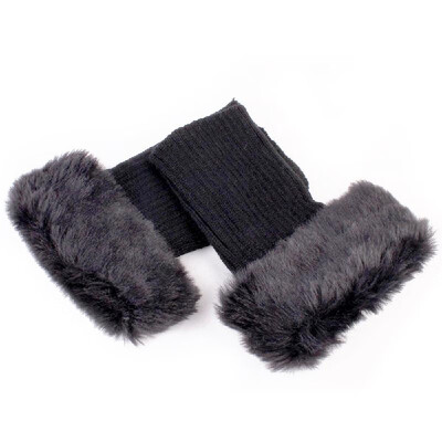 

Stylish Comfortable Calf Cover Warm Socks Set Winter Furry Calf Enveloped Short Sock
