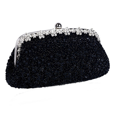 

Small Party Handbags for Ladeis Beaded Women Shoulder Bag Evening Clutch Handbags Wedding Women Purse Wallet Evening Bag