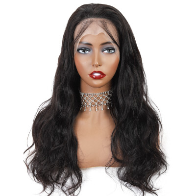 

Amazing Star Body Wave Lace Front Wigs Pre Plucked with Baby Hair Brazilian Lace Front Human Hair Wigs 150 Density Natural Color