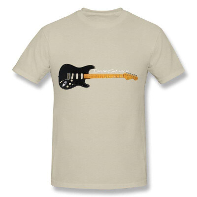 

FK David Gilmour Playing Guitar T Shirt For Men Black