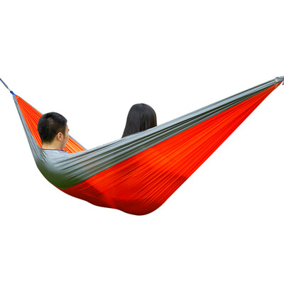 

3 x 2M Outdoor 2 Person Assorted Color Portable Parachute Nylon Fabric Hammock