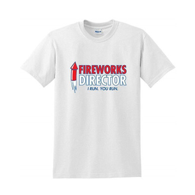 

Fireworks Director 4th of July Funny T Shirts Men Beefy T Shirt