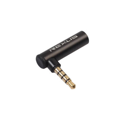 

35mm Male to Female 90 Degree Right Angled Adapter Audio Microphone Jack Stereo Plug Connector