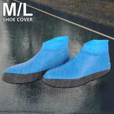 

1Pair High-top Double-layer Latex Shoe Cover Disposable Shoe Cover