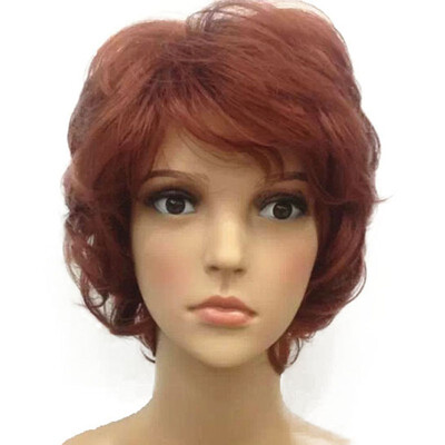 

Strong Beauty Ladies Wigs Short Wavy Golden Blonde Hair For Women Synthetic Capless Full Wig 9 Colors
