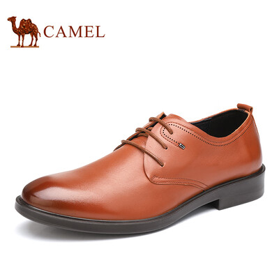 

Camel CAMEL cowhide light office business casual shoes A912247470 yellow brown 40