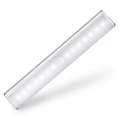 

UpperX USB Refillable 14PIR Cabinet Light Motion Sensor Light4Bright ModesFor Closet Cabinet Cupboard Staircase Hallway Washroom