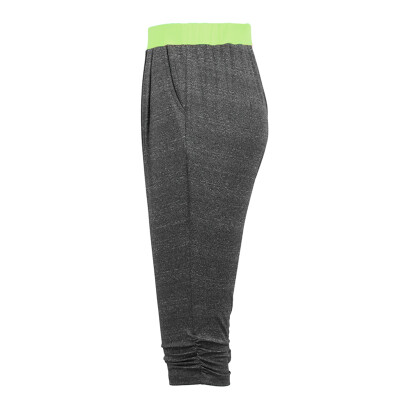 

Fashion Women Yoga Gym Pants Elastic Breathable Running Training Fitness Sport Cropped Trousers GreenRose