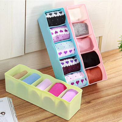 

DIHE Candy Color Separated Underwear Boxes in Drawer 1PC