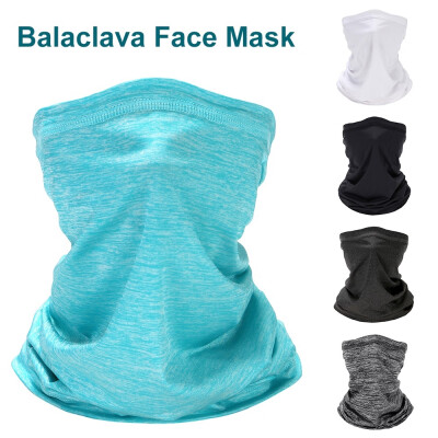 

New Sport Ice Silk Cooling Half Face Mask Cycling Motorcycle Neck Wamer Magic Scarf Outdoor Sports Face Shield Headband