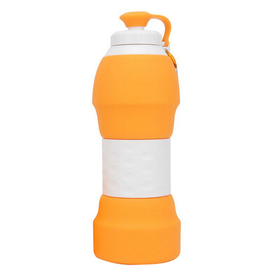 

580ml Portable Collapsible Cup Retractable Food-grade Silicone Foldable Travel Water Bottle Outdoor Camping Sports Folding Cup