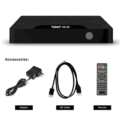 

W95 Smart Android 71 TV Box Amlogic S905W Quad Core H265 VP9 Mini PC 2GB 16GB WiFi LAN HD Media Player US Plug