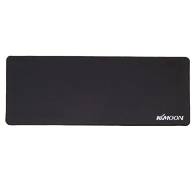 

KKmoon 9003002mm Large Size Plain Black Extended Water-resistant Anti-slip Rubber Speed Gaming Game Mouse Mice Pad Desk Mat