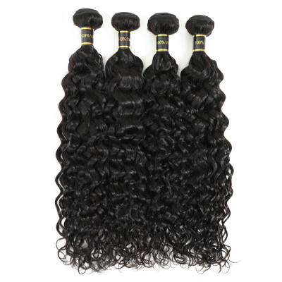 

Amazing Star Brazilian Water Wave Virgin Hair Brazilian Hair Bundles 4 PcsLot Wet&Wavy Curly Hair Virgin Human Hair Weave