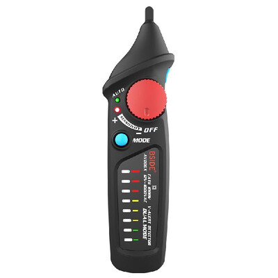

BSIDE Non-contact AC Voltage Tester Pen Shaped V～Alert Detector AutoManual Dual Mode NCV Tester Live Wire Check with Adjustable S