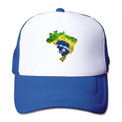 

Adult Brazilian Flag Trucker HatsUnisex Mesh Capssnapback Baseball Cap Hat