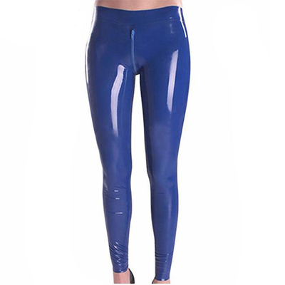 

Sexy Womens Black Latex Strip Stockings Rubber Finger less Leggings Foot Tights Leggings