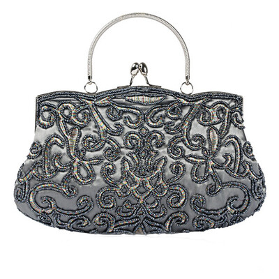 

Elegant Ladies Handbag for Party Vintage Women Evening Handbags Beaded Women Shoulder Bag for Wedding Ball