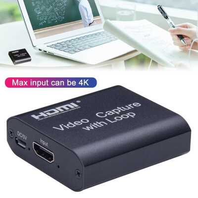 

4K HDMI Capture Video Card USB 30 1080P Reliable Portable Capture Game Card for Live Broadcast