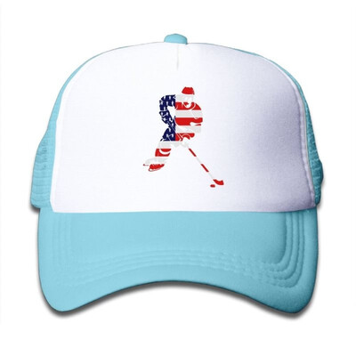 

Qiop Nee Black Mesh Baseball Caps Adjustable Kids Hat Australia Map Kangaroo Unisex