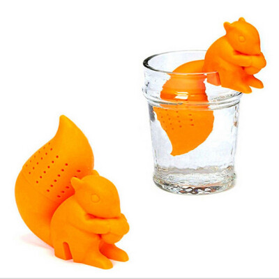 

Food grade squirrel tea infuser lovely squirrel tea filter