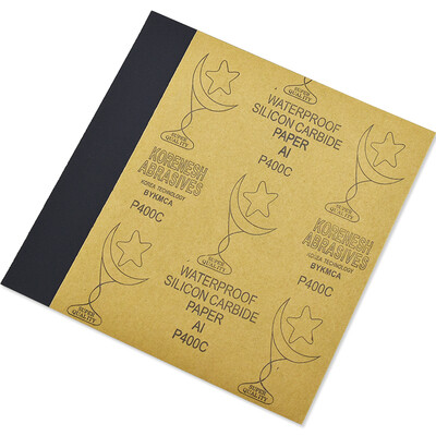 

Kraft Weir Waterproof Oil Sandpaper Dry&Wet 400 Heads 230280mm 30 pieces YS2892