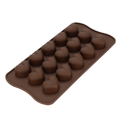 

Silicone Chocolate Mold Love Heart Shaped Jelly Ice Fondant Sugar Tool