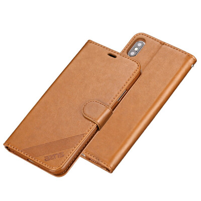 

MOONCASE Apple iPhone XS Max Yazun Shi TPU wallet - light brown