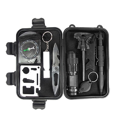

10-in-1 Emergency Kits Survival Kit Multi-functional First-aid SOS Emergency Supplies