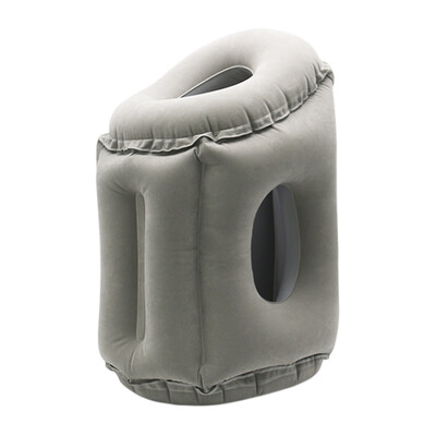

Travel Pillow Inflatable Pillows Air Soft Cushion Trip Portable Innovative Products Blue M Push Type