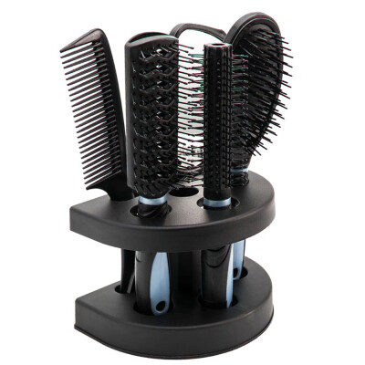 

5x Professional Salon Hairbrush Womens Ladies Makeup Hand Hair Brush Comb Set