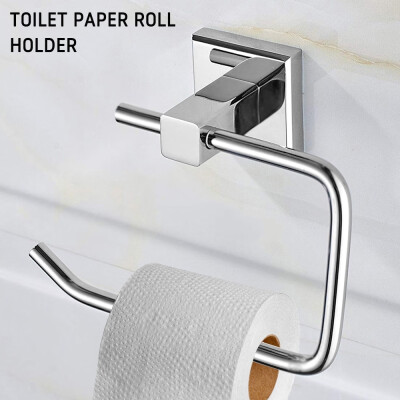 

1PC Modern Toilet Paper Roll Holder In Chrome Wall Mounted Bathroom Accessories