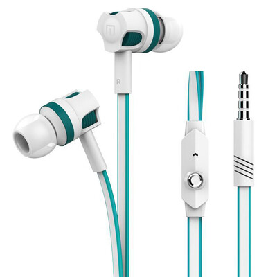 

LANGSDOM JM26 Wired In-ear Earphones Stereo Gaming Headsets Headphones with In-line Contol & Microphone for iOS Android Phones Whi